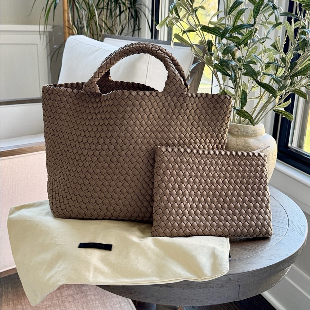 Naghedi St. Barths Medium Tote Bag in Cashmere Color